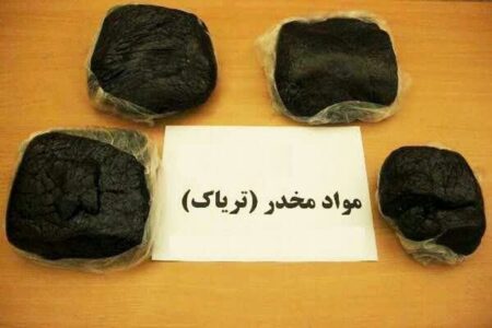 کشف ۸۲ کیلو تریاک از یک دستگاه کامیون کشنده تریلی در بندر کنگان